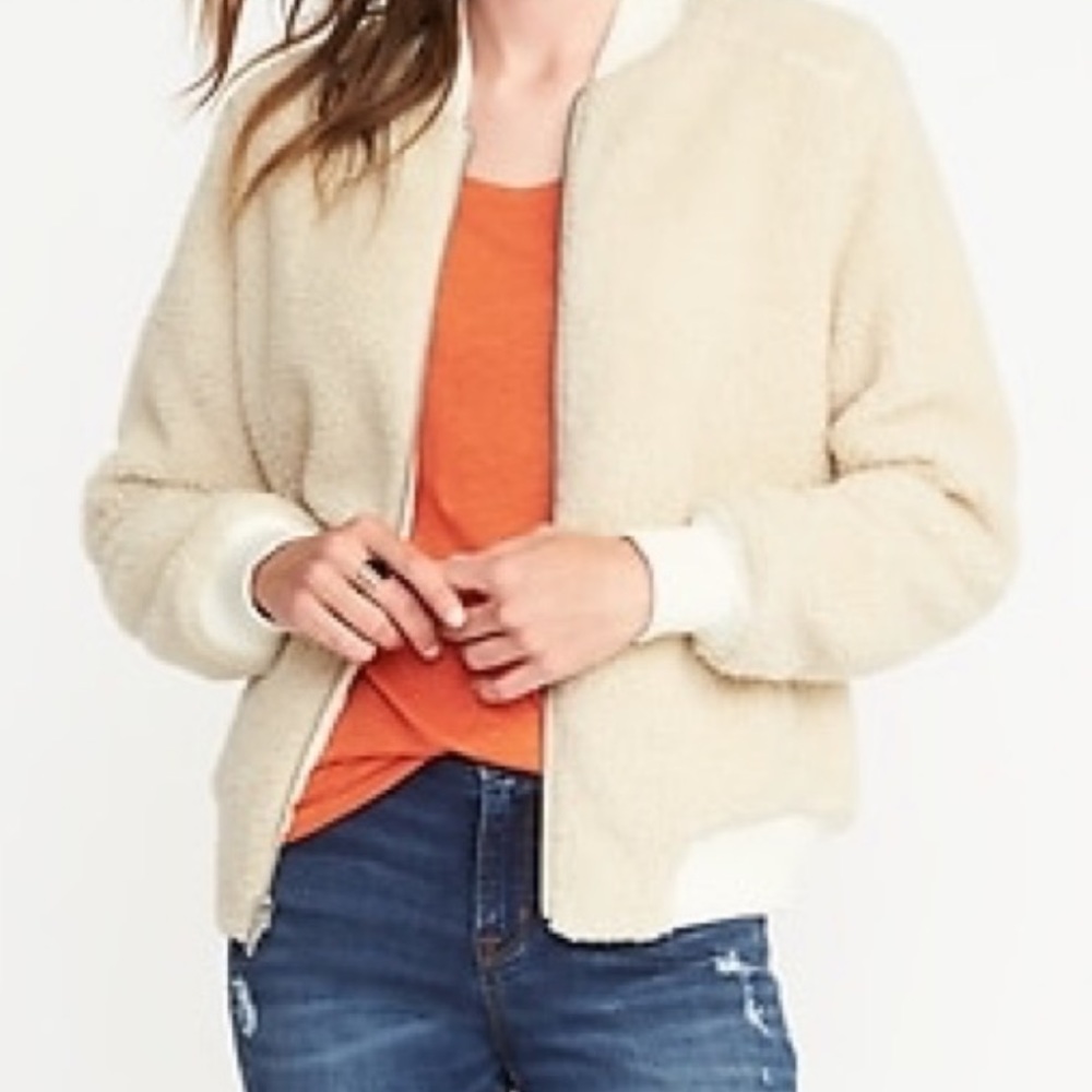 Old Navy Sherpa Bomber Jacket